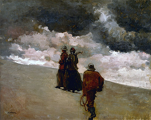To the Rescue, 1886 | Winslow Homer | Gemälde Reproduktion