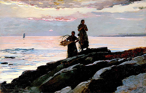 Saco-Bucht | Winslow Homer | Gemälde Reproduktion