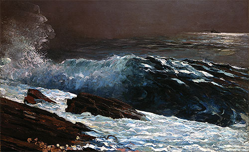 Sunlight on the Coast, 1890 | Winslow Homer | Gemälde Reproduktion