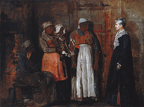 A Visit from the Old Mistress, 1876 | Winslow Homer | Painting Reproduction