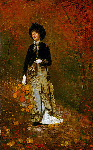 Autumn, 1877 by Winslow Homer | Painting Reproduction