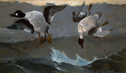 Right and Left, 1909 | Winslow Homer | Painting Reproduction