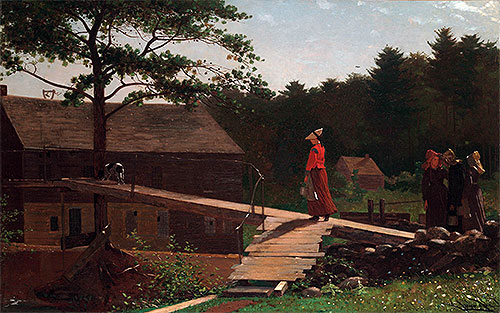 Old Mill (The Morning Bell), 1871 | Winslow Homer | Gemälde Reproduktion