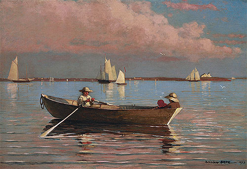 Gloucester Harbor, 1873 | Winslow Homer | Painting Reproduction