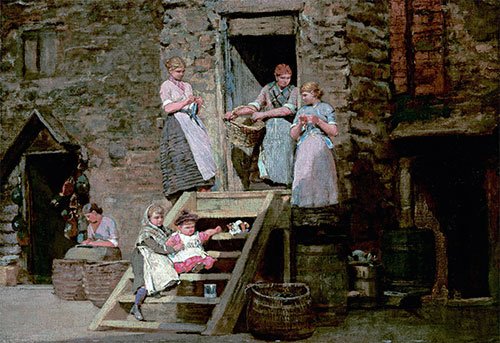 Sparrow Hall, c.1881/82 by Winslow Homer | Painting Reproduction