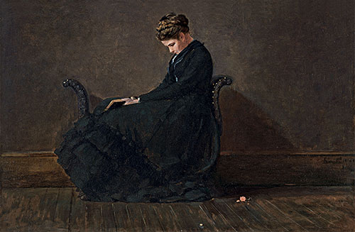 Portrait of Helena de Kay, c.1872 by Winslow Homer | Painting Reproduction