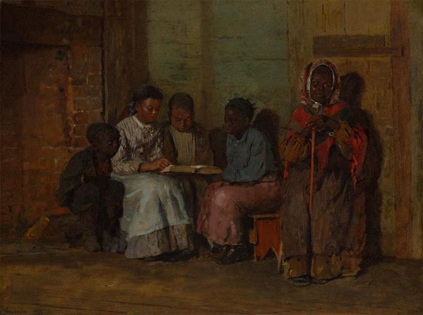 Sunday Morning in Virginia, 1877 by Winslow Homer | Painting Reproduction