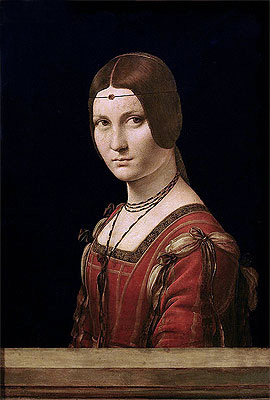 La Belle Ferronnière | Leonardo da Vinci | Gemälde Reproduktion