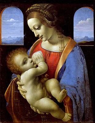 Madonna Litta, c.1490/91 | Leonardo da Vinci | Painting Reproduction