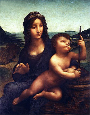 Madonna of the Yarnwinder, c.1501/07 | Leonardo da Vinci | Gemälde Reproduktion