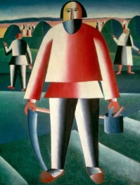 The Hay-harvest, 1909 by Kazimir Malevich | Painting Reproduction