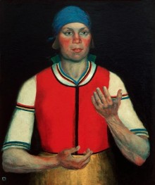 Worker, 1933 by Kazimir Malevich | Painting Reproduction
