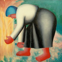 The Peasant II, 1909 by Kazimir Malevich | Painting Reproduction