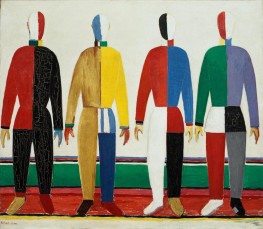 Sportsmen, 1928 by Kazimir Malevich | Painting Reproduction