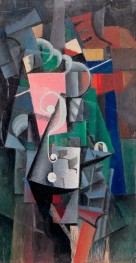 A Non-Stop Station: Kuntsevo, 1913 by Kazimir Malevich | Painting Reproduction