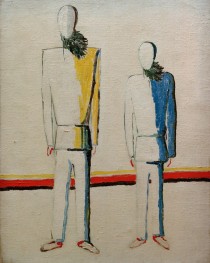 Two Farmers, 1931 by Kazimir Malevich | Painting Reproduction