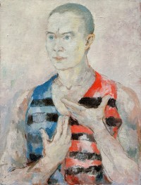 Portrait of a young man, 1933 by Kazimir Malevich | Painting Reproduction