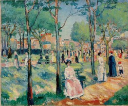 On the Boulevard, 1903 by Kazimir Malevich | Painting Reproduction