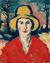 Portrait of a Woman with Yellow Hat, 1930 by Kazimir Malevich | Painting Reproduction