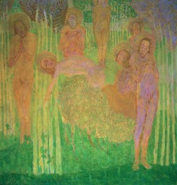 Saints with Halos, 1907 by Kazimir Malevich | Painting Reproduction