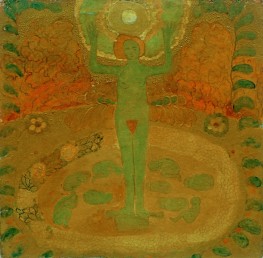 Nude with Raised Hands, 1908 by Kazimir Malevich | Painting Reproduction