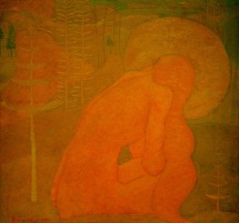 Gebet (Study for a Fresko), 1907 by Kazimir Malevich | Painting Reproduction