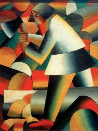 The Woodcutter, 1912 by Kazimir Malevich | Painting Reproduction