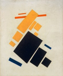 Airplane Flying, 1915 by Kazimir Malevich | Painting Reproduction