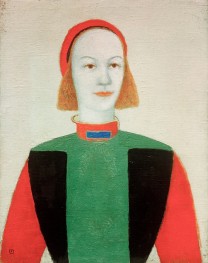 Girl, 1932 by Kazimir Malevich | Painting Reproduction