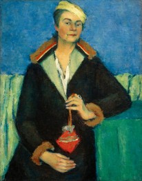 Portrait of E. Yakolevna, 1932 by Kazimir Malevich | Painting Reproduction