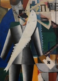 The Aviator, 1914 by Kazimir Malevich | Painting Reproduction