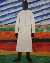 Peasant woman with a black face, 1928 by Kazimir Malevich | Painting Reproduction
