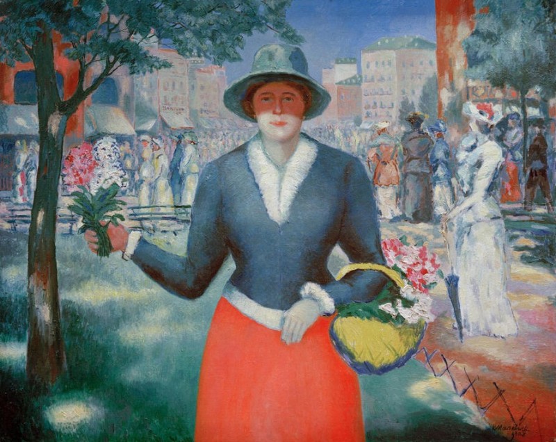 Flower girl, 1903 | Kazimir Malevich