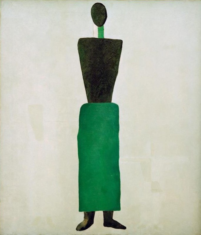 Suprematism, Female Figure, 1928 | Kazimir Malevich