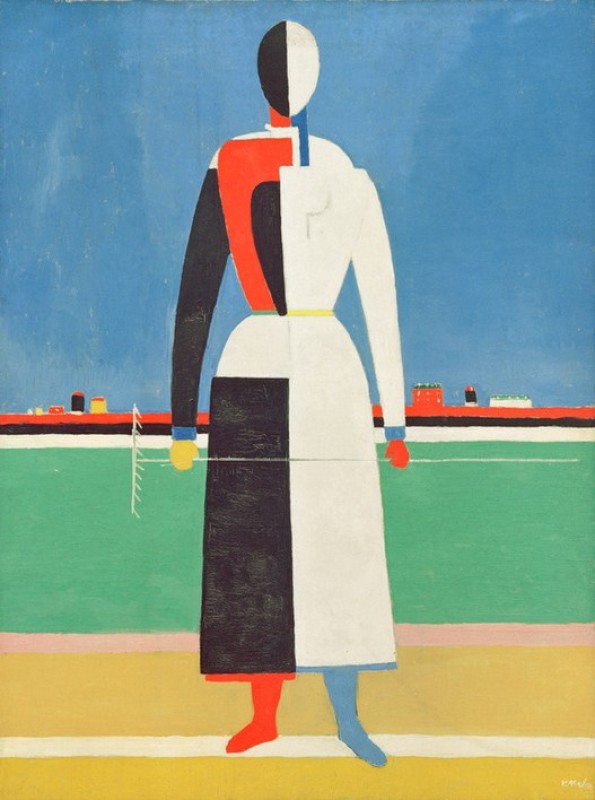 Kazimir Malevich | Woman with a Rake, 1915 Woman with a Rake, 1915 | Kazimir Malevich