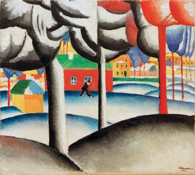 Landscape (Winter), 1927 | Kazimir Malevich