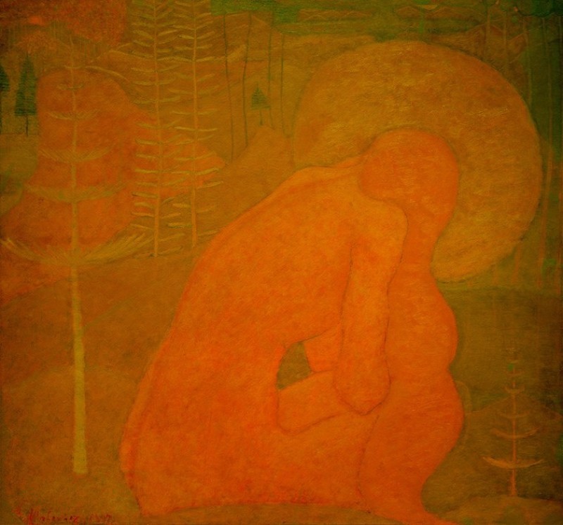 Gebet (Study for a Fresko), 1907 | Kazimir Malevich