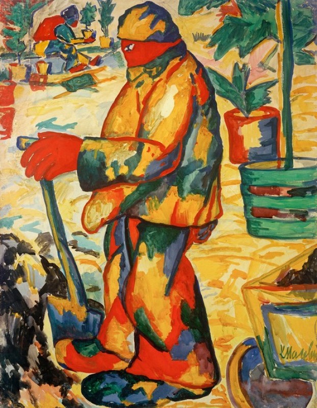 The Gardener, 1911 | Kazimir Malevich