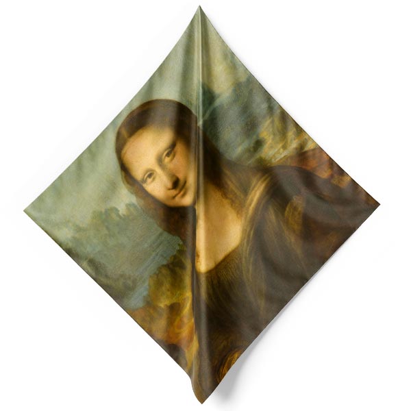 Silk Scarf | Mona Lisa (La Gioconda) | Leonardo da Vinci | Image 1