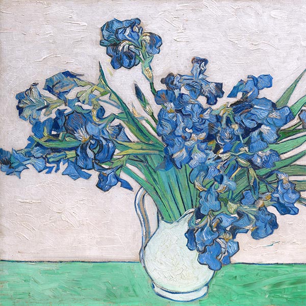 Silk Scarf | Still Life - Vase with Irises | Vincent van Gogh | Original Painting