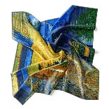 Silk Scarf | The Cafe Terrace on the Place du Forum, Arles | Vincent van Gogh | Image Thumb 2