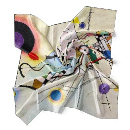 Composition 8, 1923 by Kandinsky | Silk Scarf