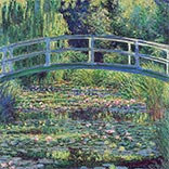 Seidenschal | Seerosenteich, (Symphonie in Grün) | Claude Monet | Originalgemälde Thumb