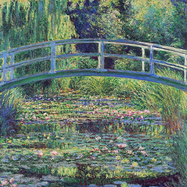 Seidenschal | Seerosenteich, (Symphonie in Grün) | Claude Monet | Originalgemälde