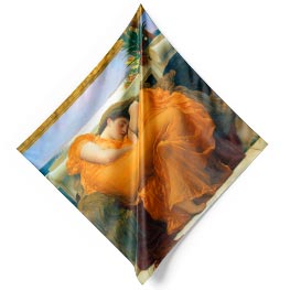 Flaming June, 1895 by Frederick Leighton | Silk Scarf
