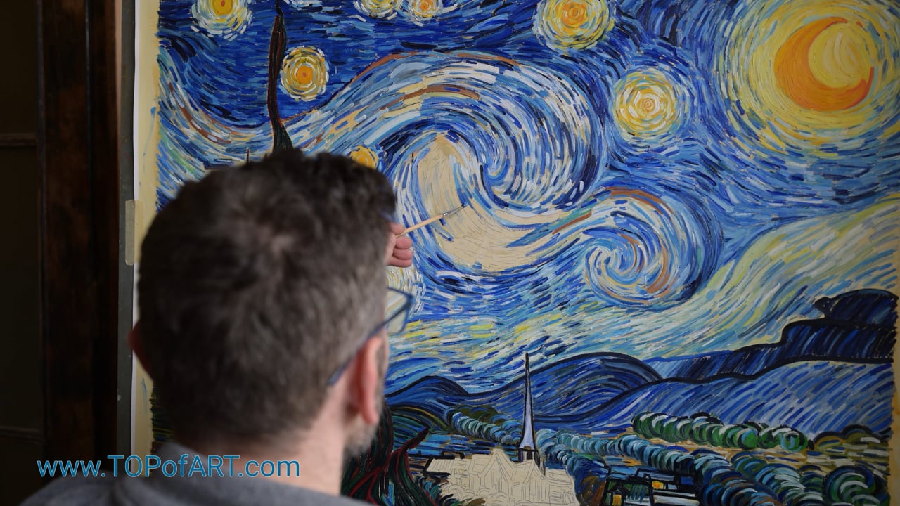 Recreating Vincent van Gogh: A Video Journey into Museum-Quality Reproductions by TOPofART