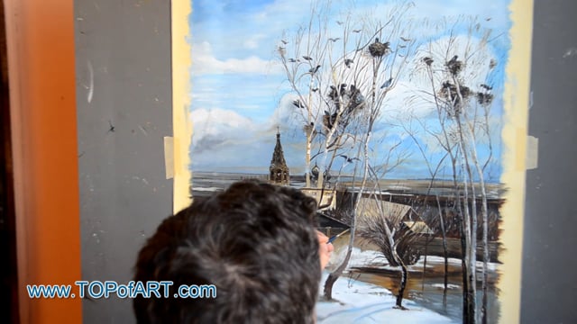 Savrasov | Die Türme sind gekommen | Gemälde Reproduktion Video von TOPofART