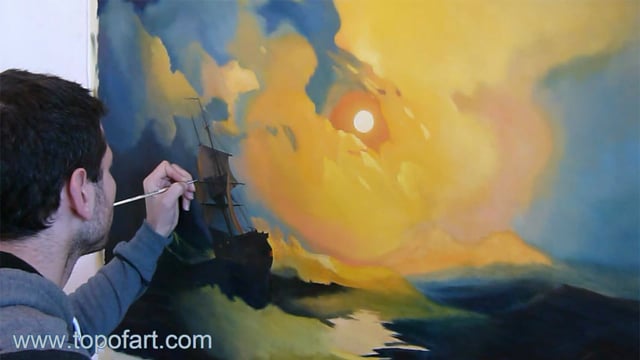 Recreating Aivazovsky: A Video Journey into Museum-Quality Reproductions by TOPofART