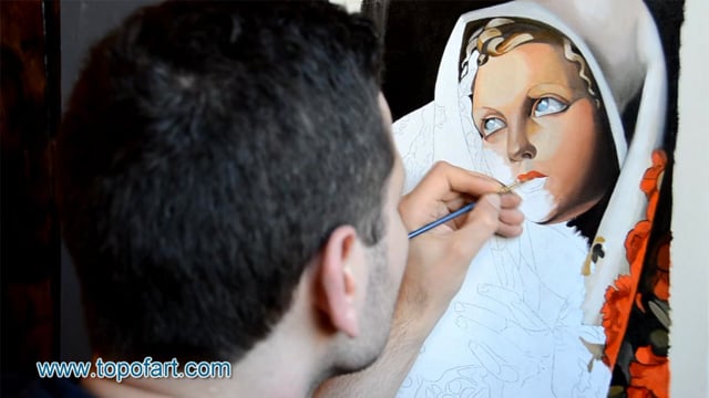 Lempicka - Das polnische Mädchen: Ein Meisterwerk, neu geschaffen von TOPofART.com