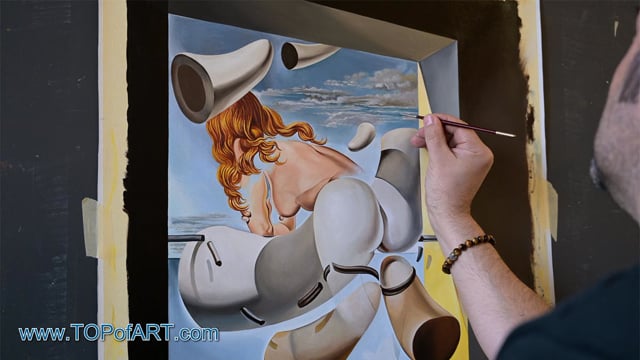 Salvador Dali | Young Virgin Auto-Sodomized by Her Own Chastity | Painting Reproduction Video by TOPofART
